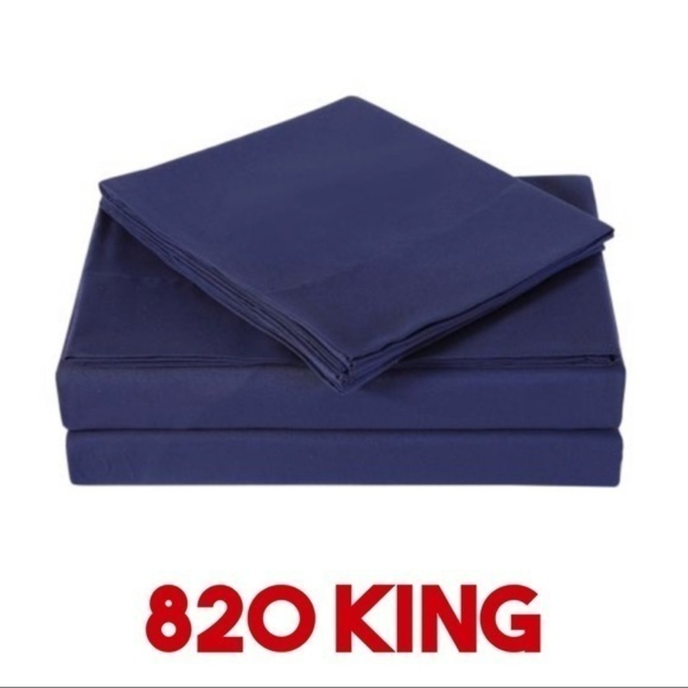 820 King 4PC Bed Sheet Set